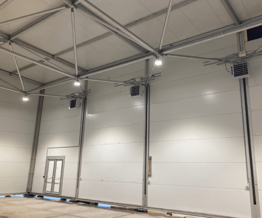 Elektrotechnische installatie voor opslaghal ASML