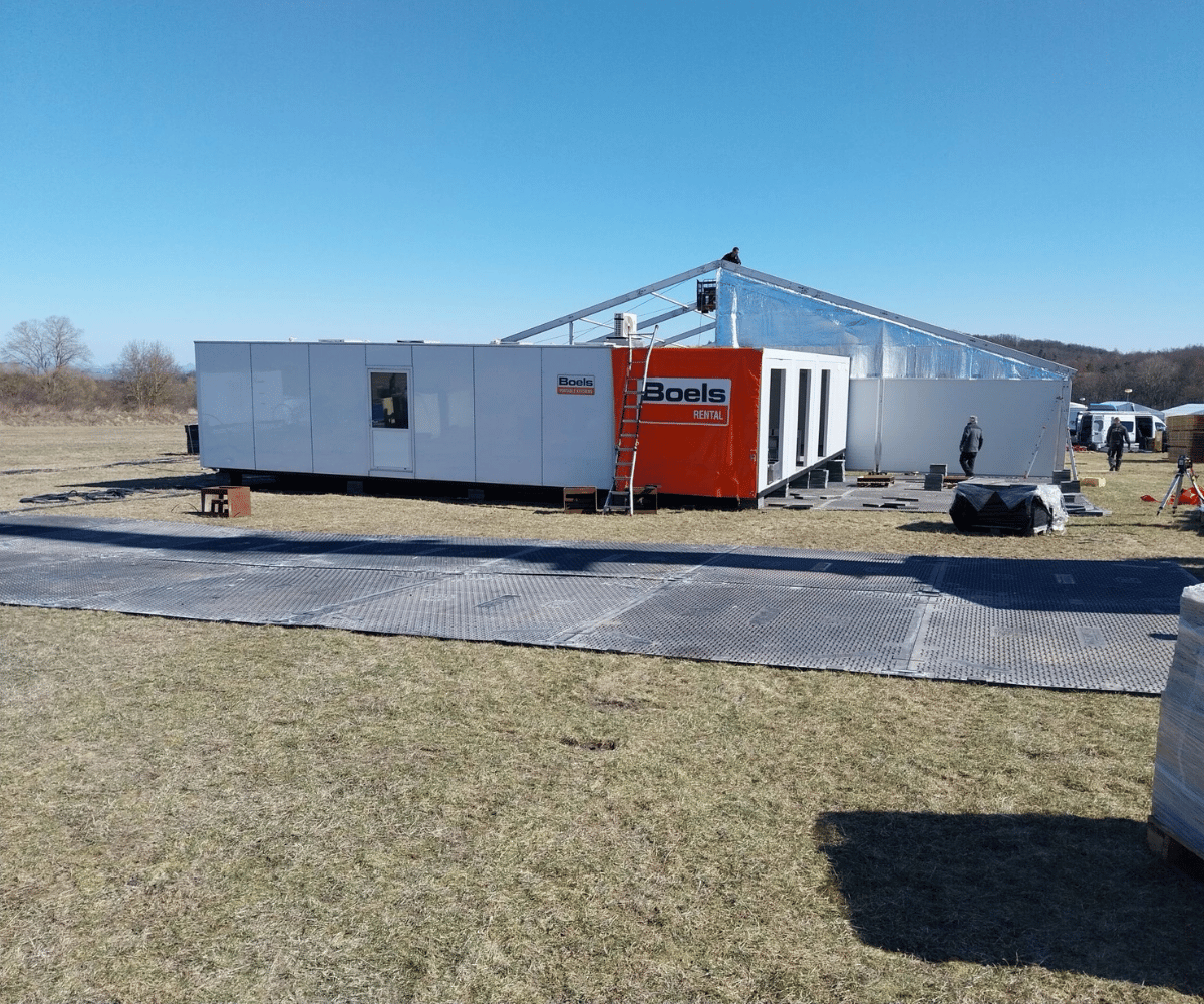 Tijdelijke keukenvoorziening in Tsjechië voor 1500 personen