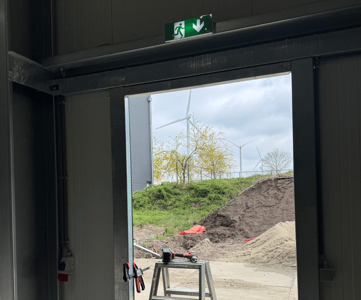 Tijdelijke opslaghal in Oosterhout (2)