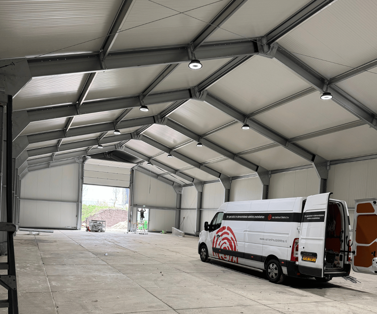 Tijdelijke opslaghal in Oosterhout