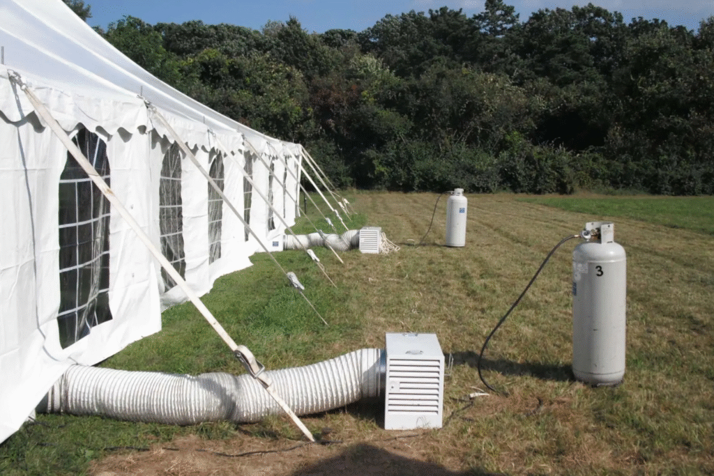 tijdelijke verwarming