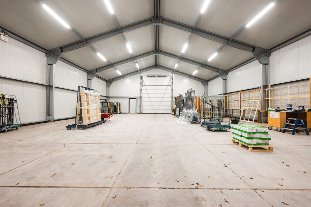 Elektrotechnische installaties voor bedrijfshallen