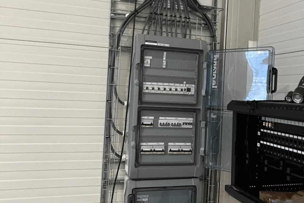 Elektrotechnische installaties voor bedrijfsloodsen