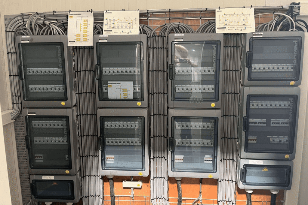 Elektrotechnische installaties voor bedrijfsloodsen